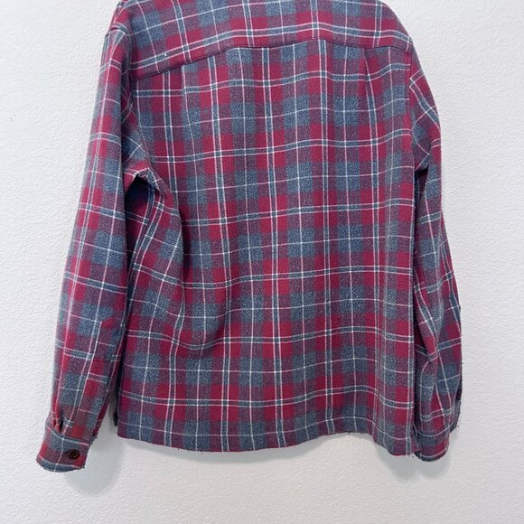Mens Rails Plaid Button Up Flannel Shirt Shacket L - Picture 3 of 7